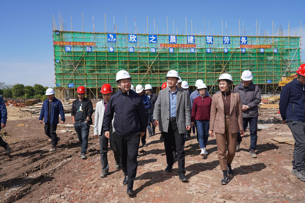 陈景鸿带队到爱游戏手机登录入口-爱游戏（中国）开展安全生产检查