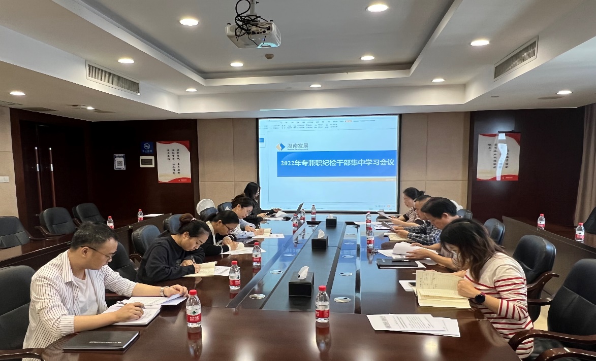 爱游戏手机登录入口-爱游戏（中国）纪委召开2022年纪检干部集中学习会议