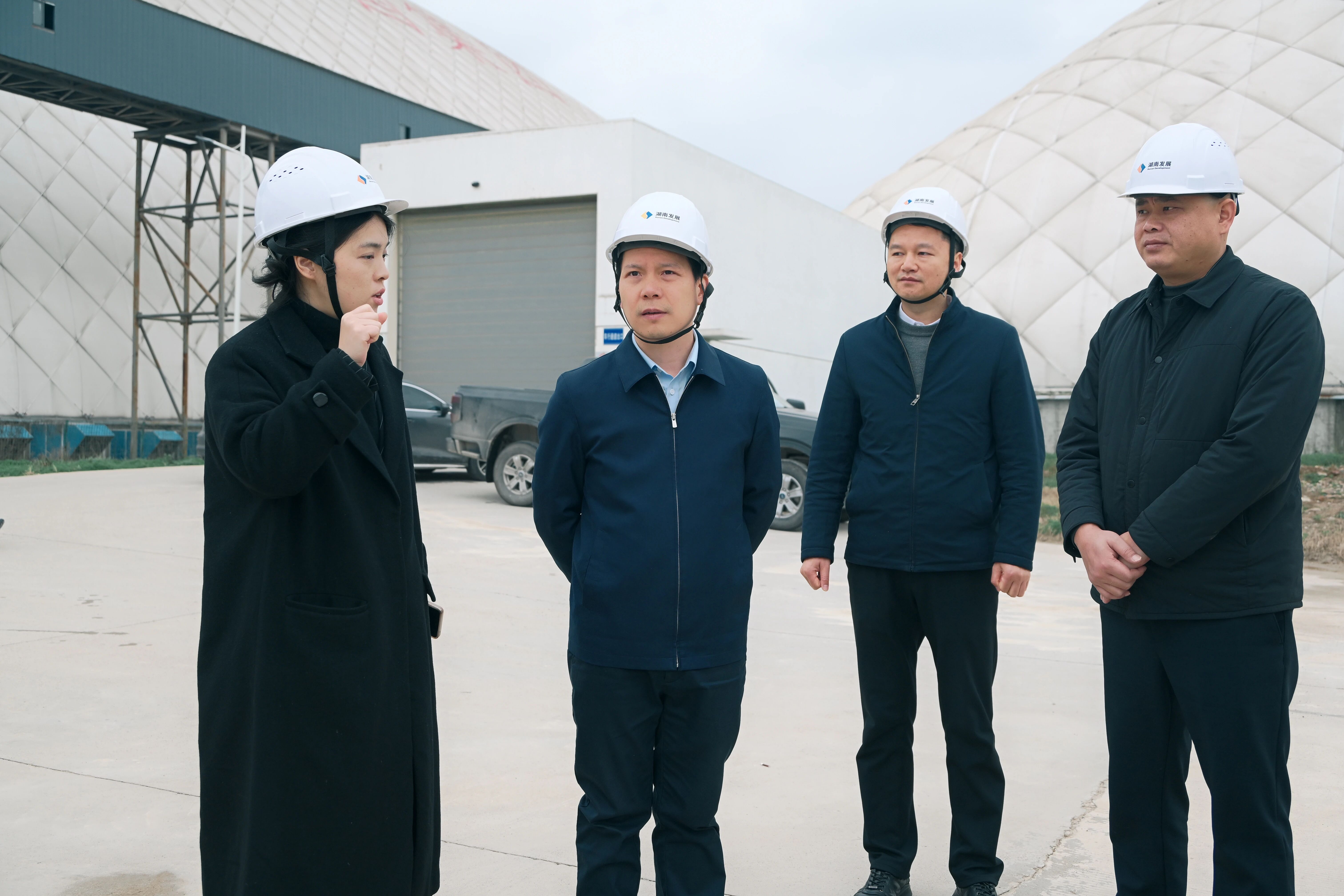 廖江华调研爱游戏手机登录入口-爱游戏（中国）机制砂和砂石集散中心项目